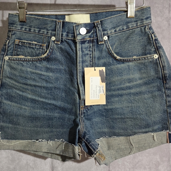 Cqy Pants - CQY For Anthropology Vintage Roll Up Jean Shorts Wms Sz 26 NWT Charming